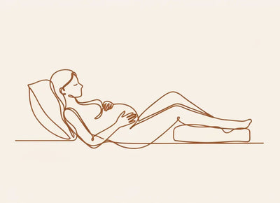 Labour Ease Oil for a calming late-pregnancy evening massage