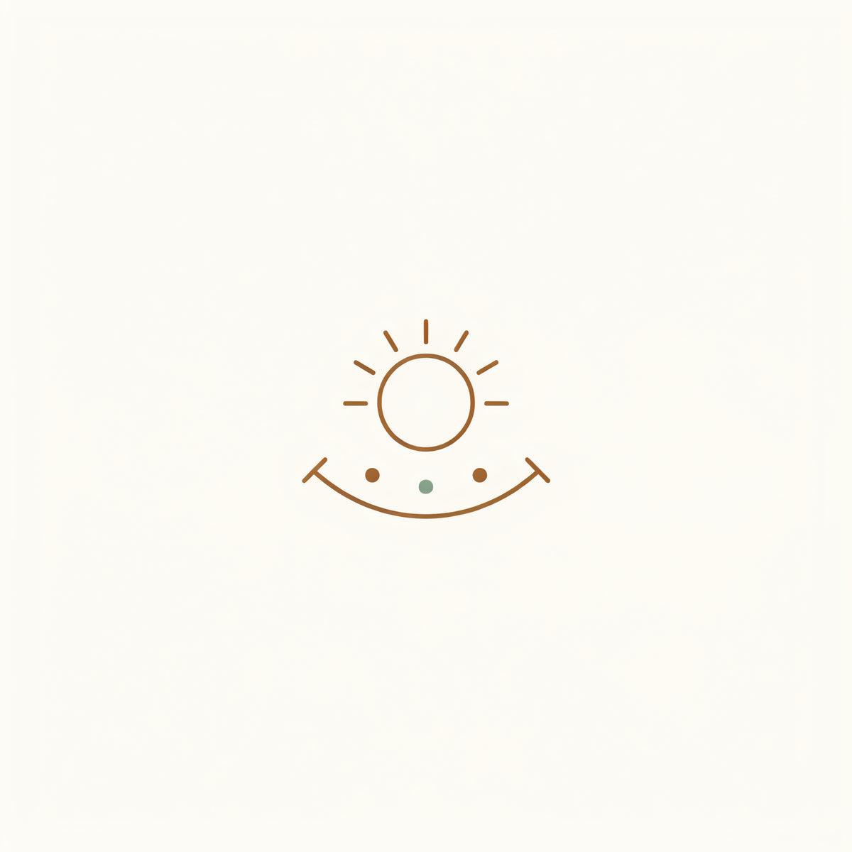 Line-art icon of a face with a small mark fading, representing the Dark spots concern