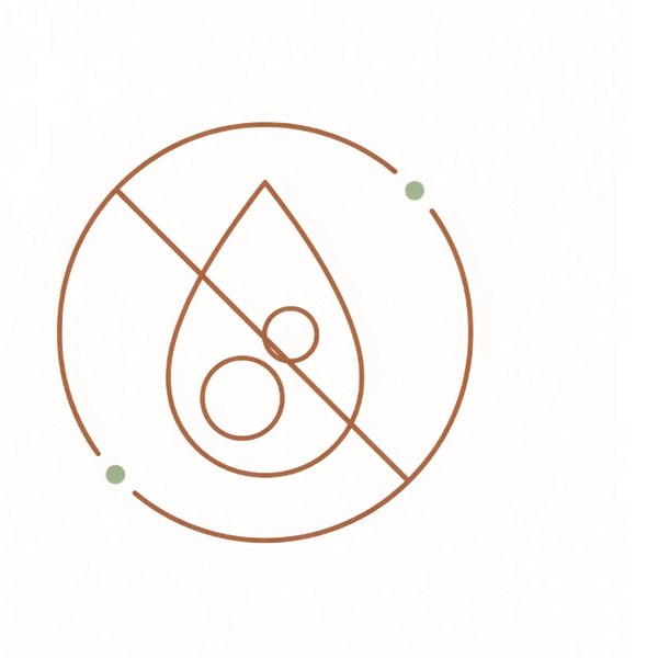 No mineral oil icon