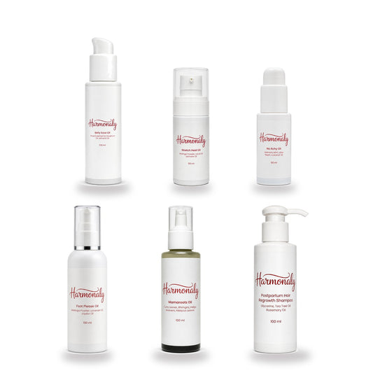 Complete Journey — Belly Ease Oil, Stretch Heal Oil, No Itchy Oil, Foot Please Oil, Mamaroots Oil, Postpartum Hair Regrowth Shampoo